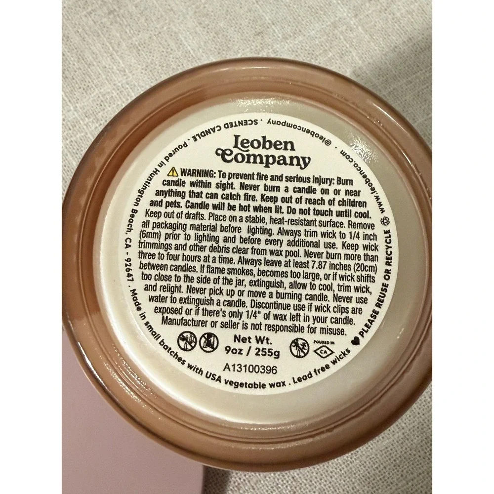 California Candle Capybara adorable home spa Jasmine Saffron Cedarwood 9oz nwt